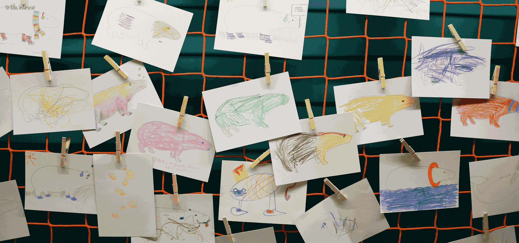 Mitmachstation in der Sonderausstellung "Menschen machen Museum"