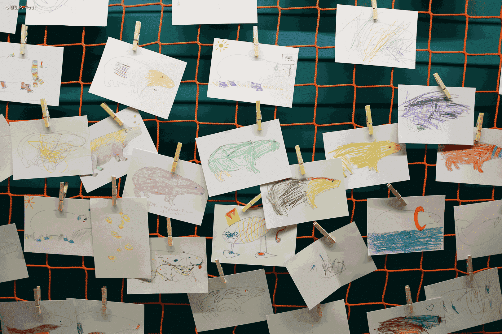 Mitmachstation in der Sonderausstellung "Menschen machen Museum"